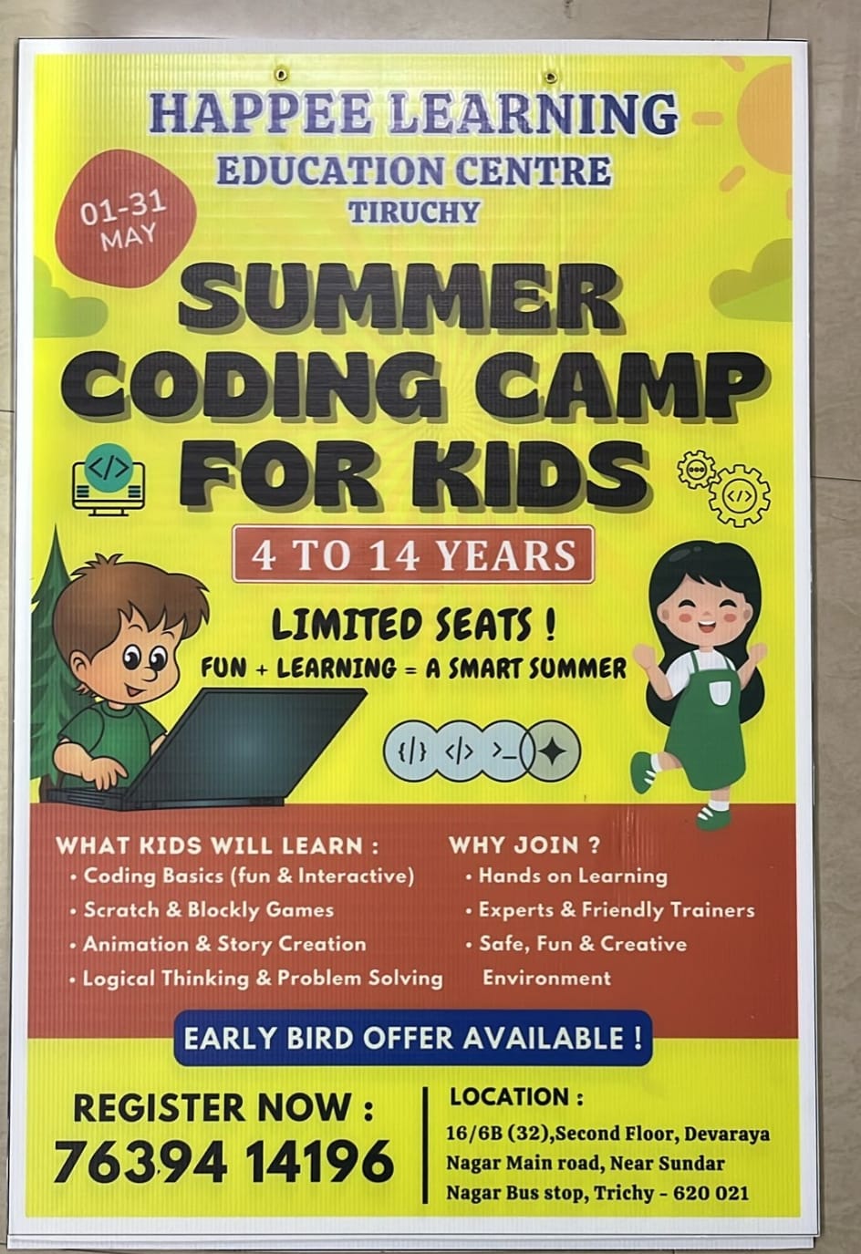 Summer Coding Camp Kids